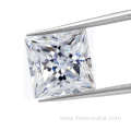 Princess Square VVS DEF White Moissanite Stone